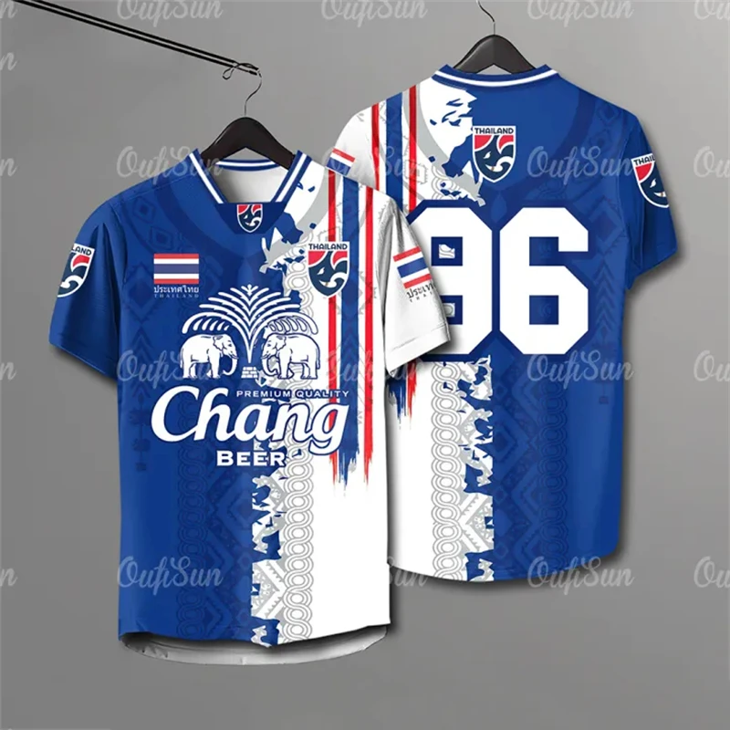 Street Fashion Thailand - T-shirt imprimé 3D Éléphant Thaïlande 2026