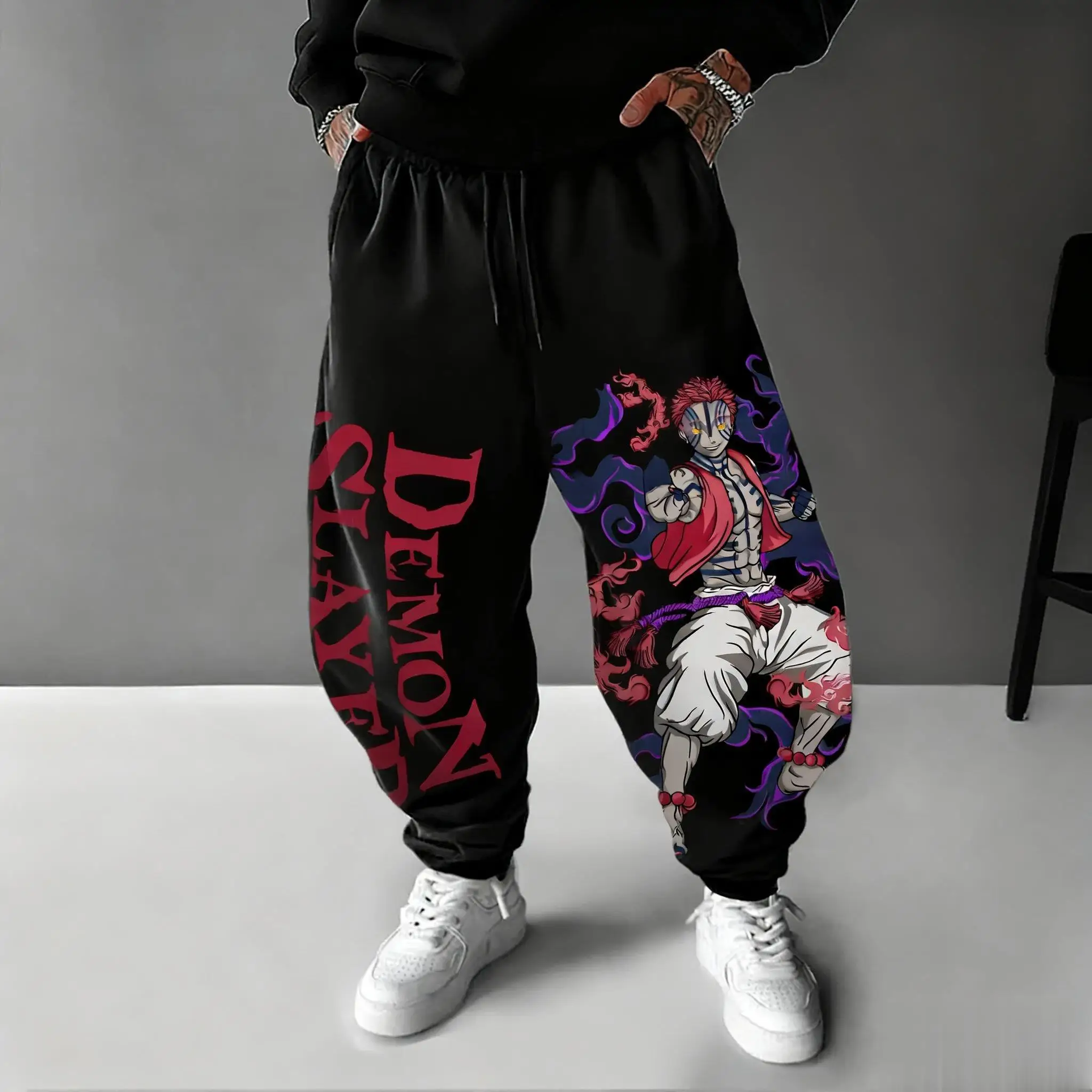 Street Fashion In Japan - Pantalon Anime Demon Slayer Akaza 2026