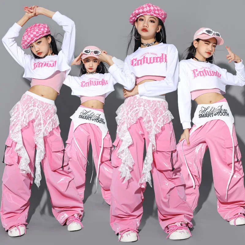 Street Fashion Outfit Girl - Vêtements de danse Kpop Jazz pour