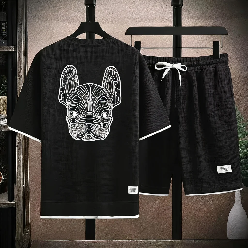 Street Fashion Clothes - Ensemble t-shirt et short à manches