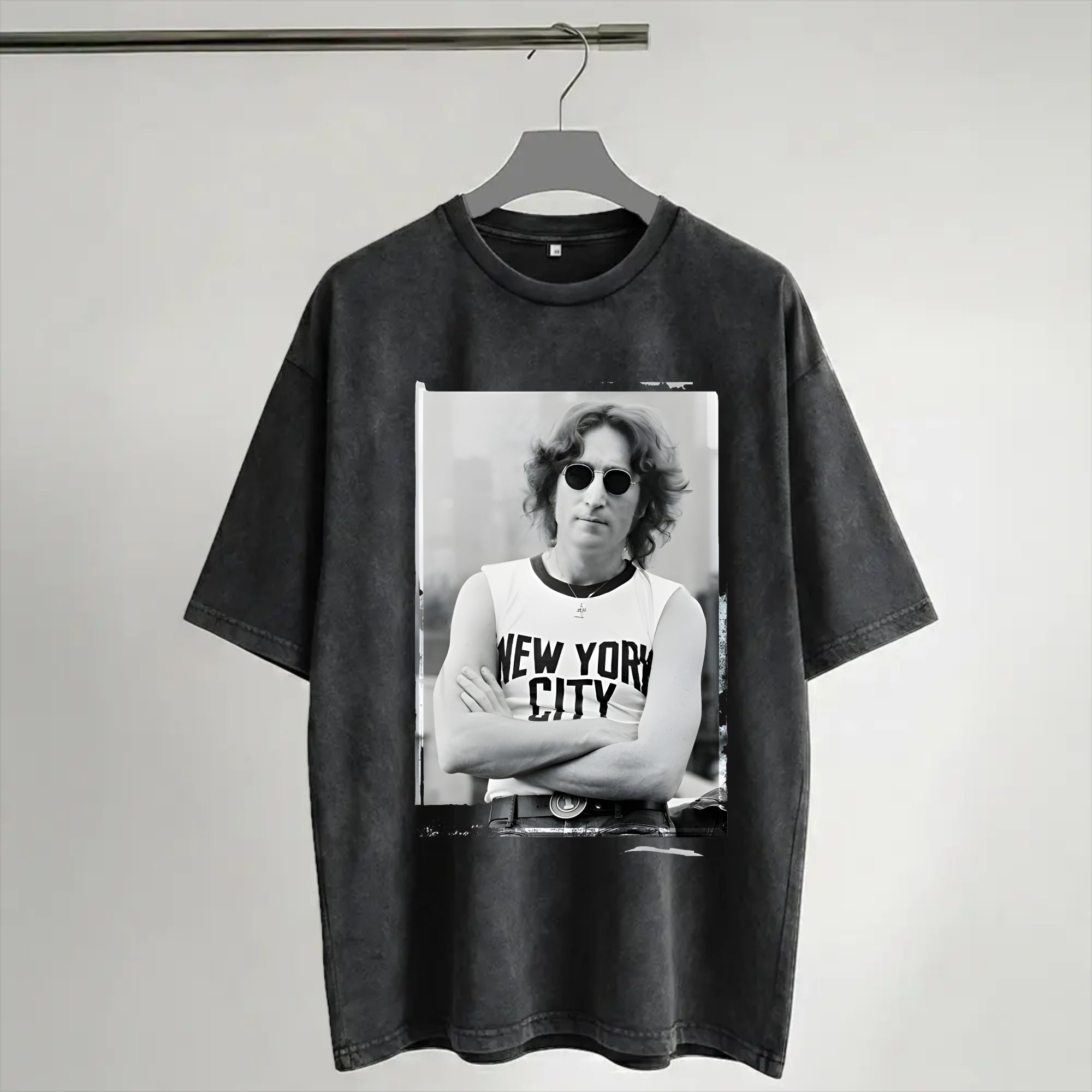 High Street Fashion New York - Chemise délavée Harajuku John Lennon 1972