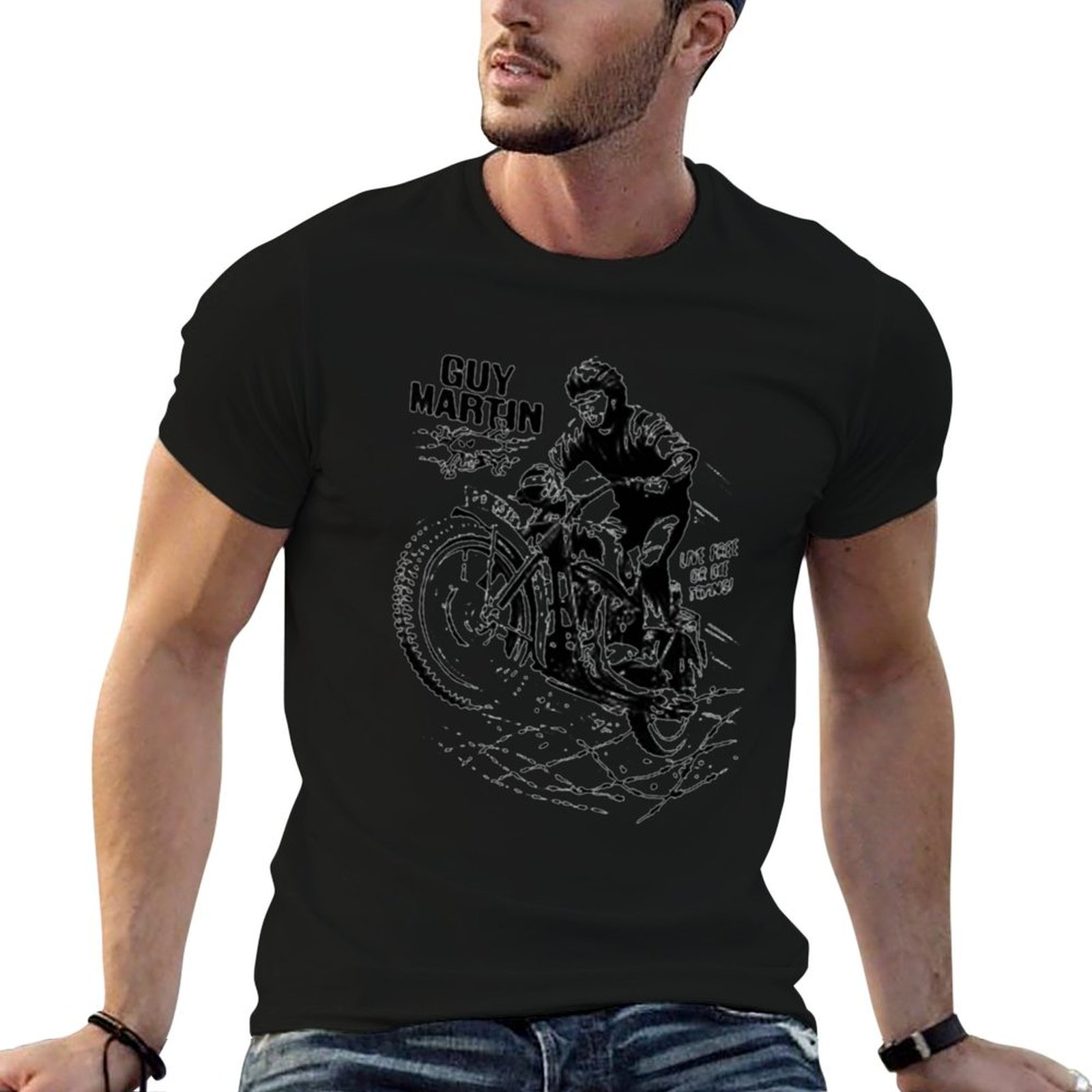Street Fashion For Short Guys - T-shirt Guy Martin The Legendary Isle