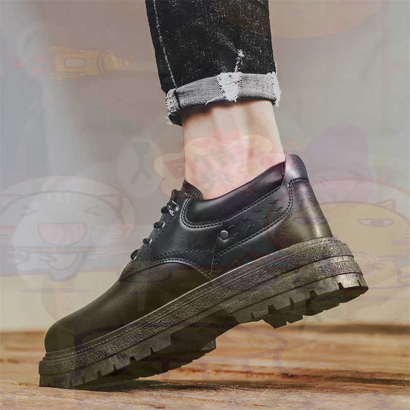 Street Fashion For Short Guys - Baskets de Tennis en cuir naturel