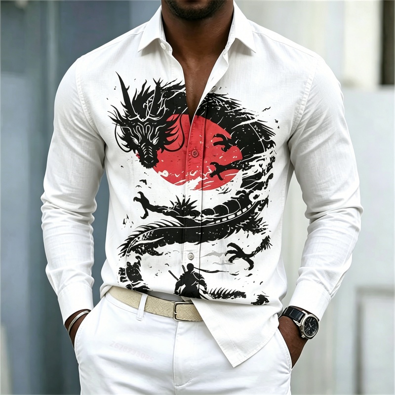 Street Fashion Clothes - Nouvelle Chemise Homme 2026 – Motif