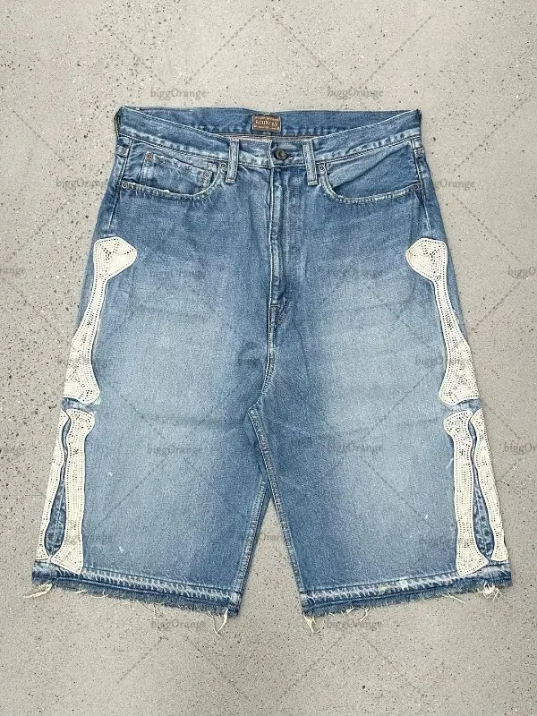 Street Fashion Jeans - Shorts en jean vintage Y2K Deeptown