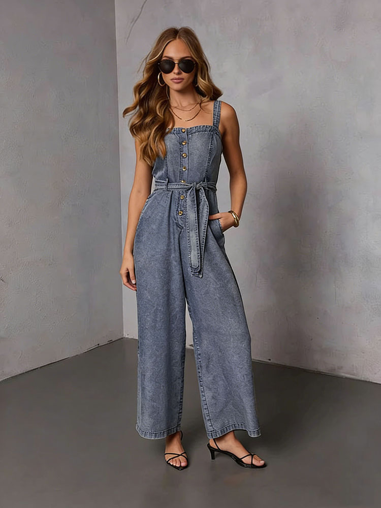 Street Fashion Jeans - Combinaisons en jean vintage pour femme,