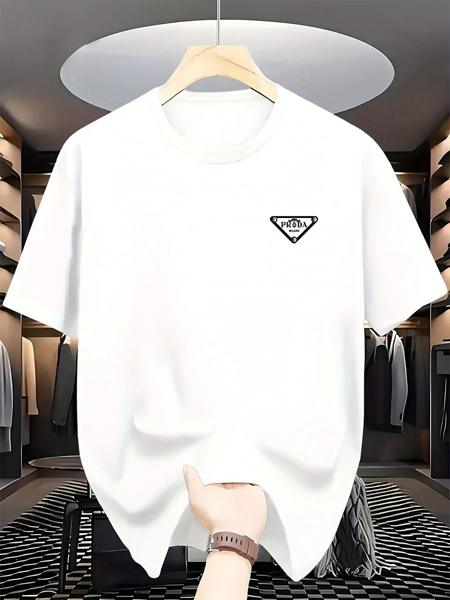 Street Fashion Milan - T-shirt imprimé pour homme, tendance mode