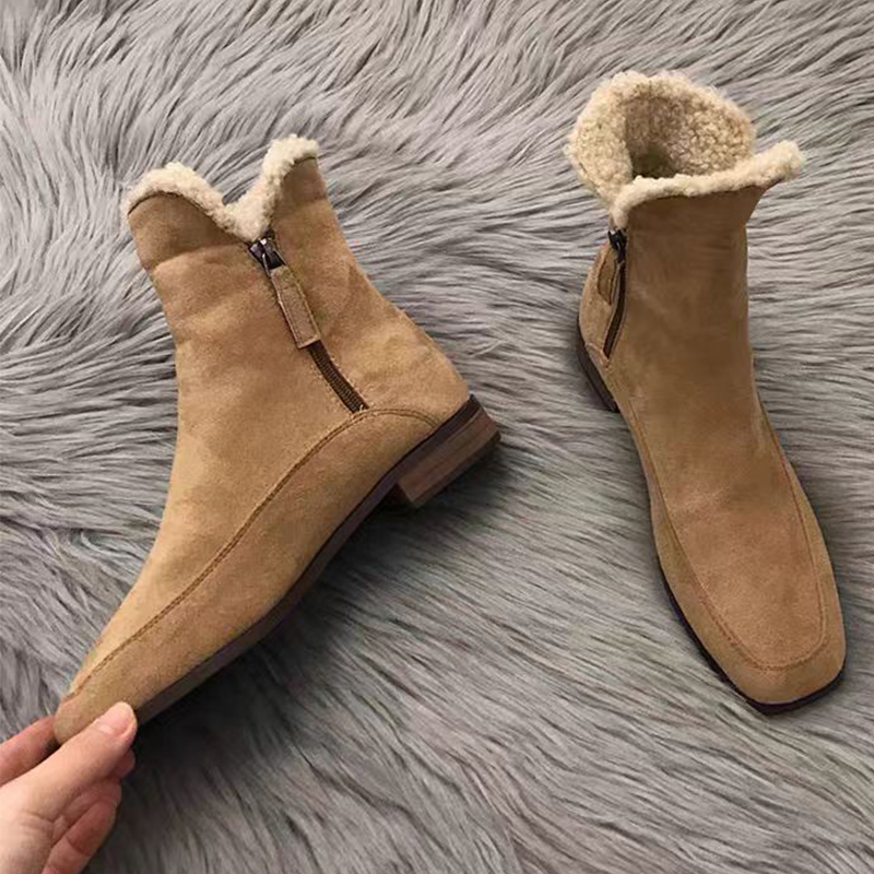 Street Fashion Clothes - Nouvelles Bottes Courtes en Fourrure pour