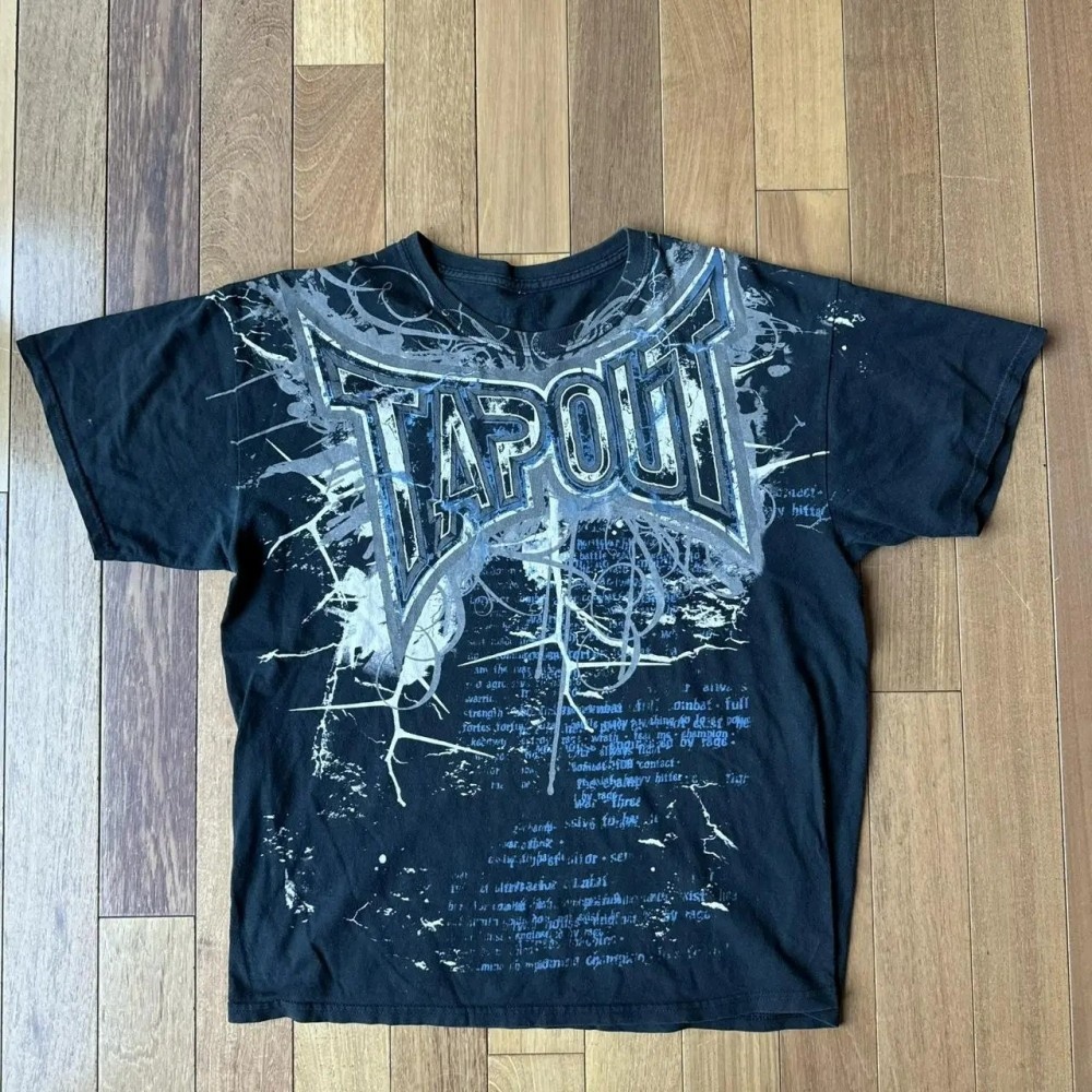 Street Fashion Graffiti - T-shirt imprimé tendance style streetwear à