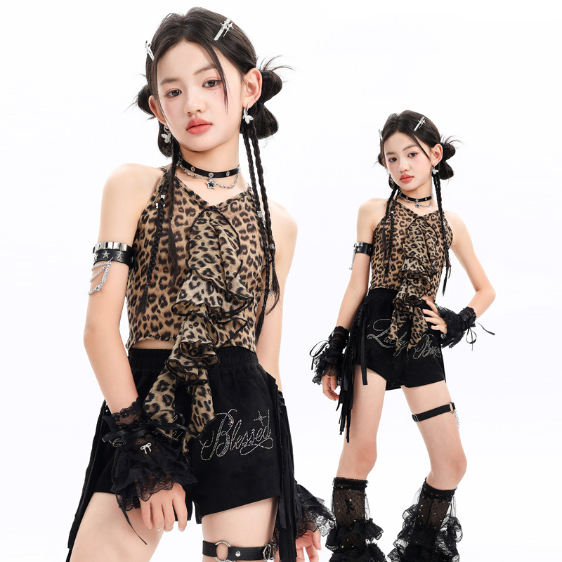 Street Fashion Outfit Girl - Costumes de danse Jazz pour filles,