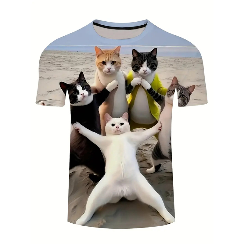 Street Fashion Of Japan - Modèle de chat T-shirt drôle vêtements