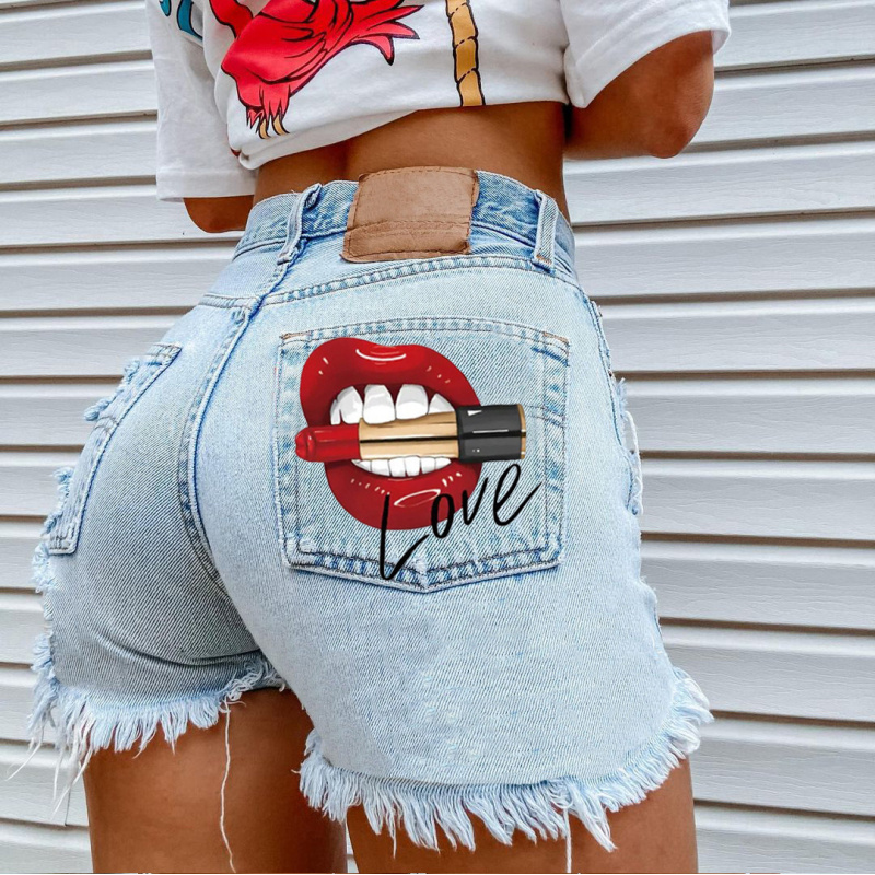 Street Fashion Jeans - Shorts en jean déchiré tendance pour