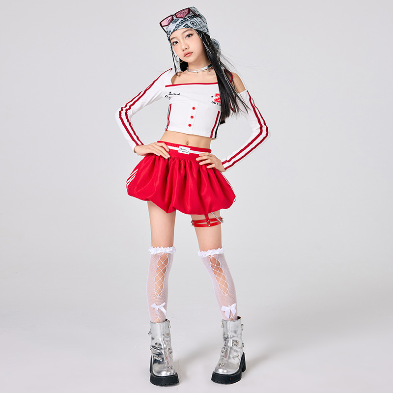 Street Fashion Outfit Girl - Vêtements Hip Hop pour filles, haut