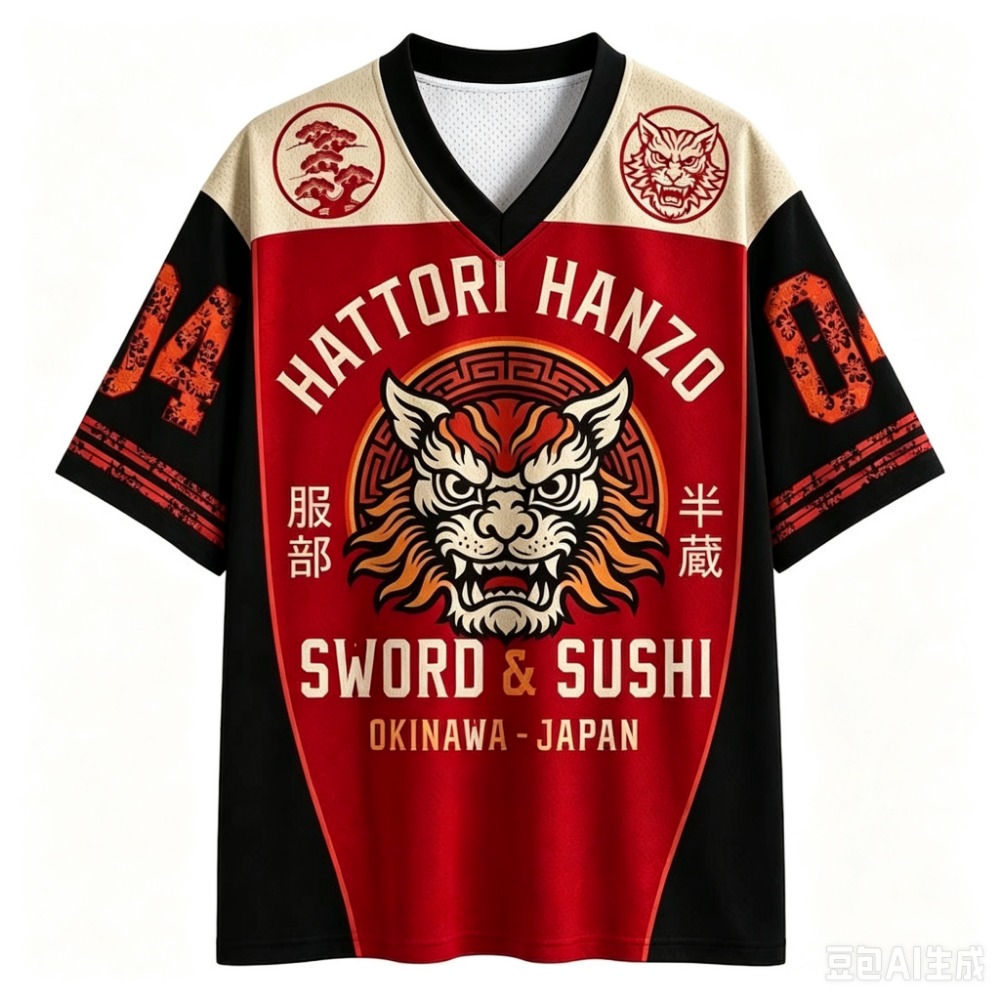 Street Fashion In Japanese - T-shirt de sport à col en