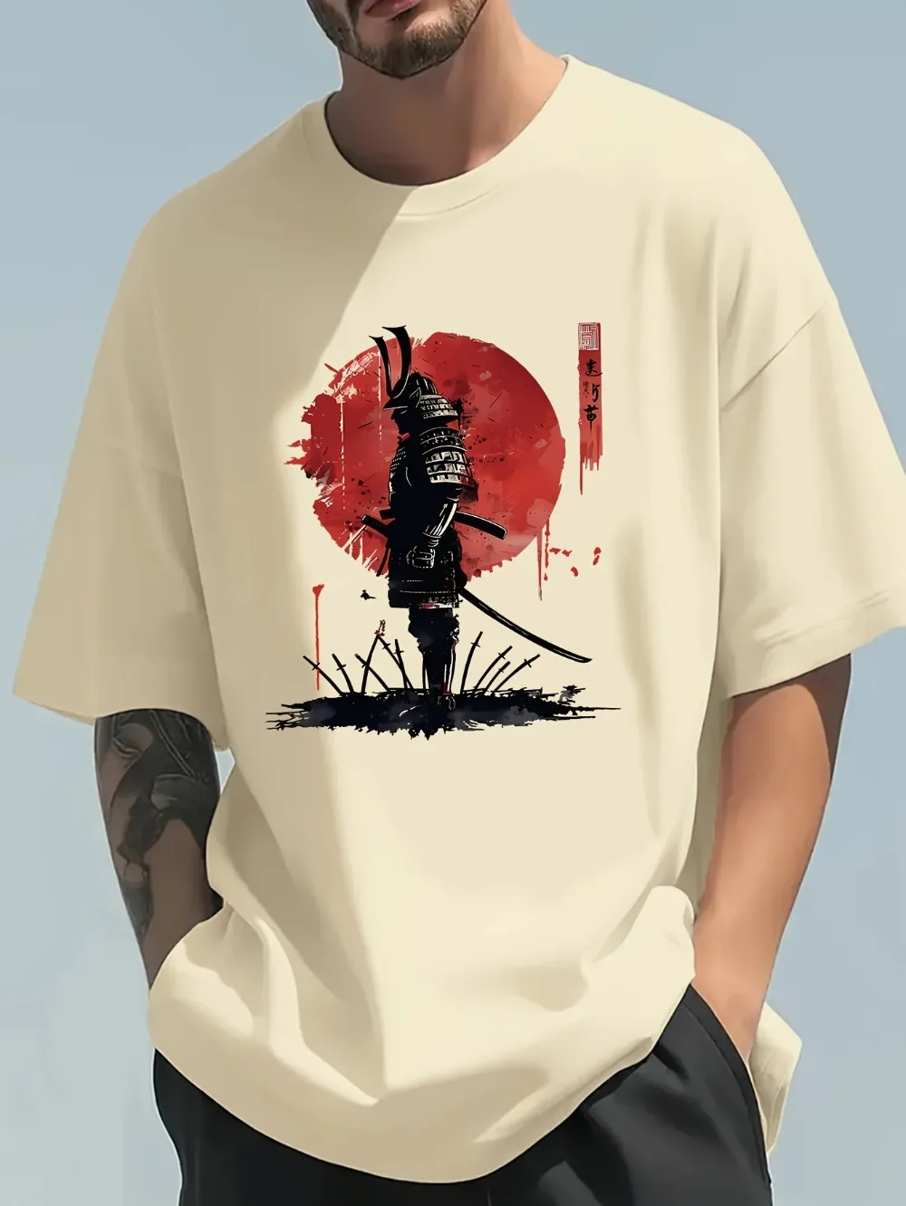 Street Fashion In Japanese - Fashiona – T-shirt ample décontracté pour