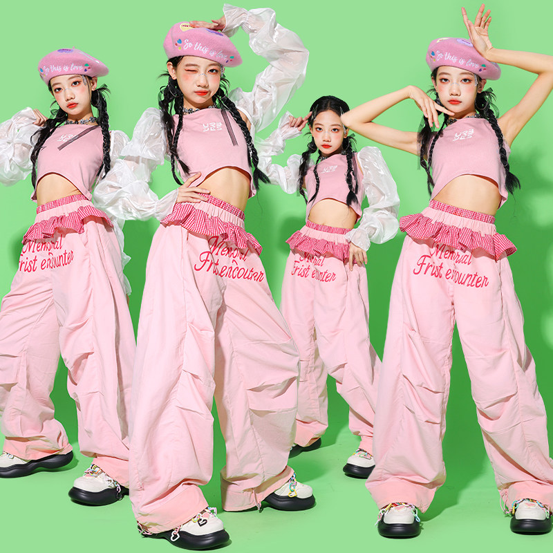 Street Fashion Outfit Girl - Vêtements de danse Jazz pour filles,