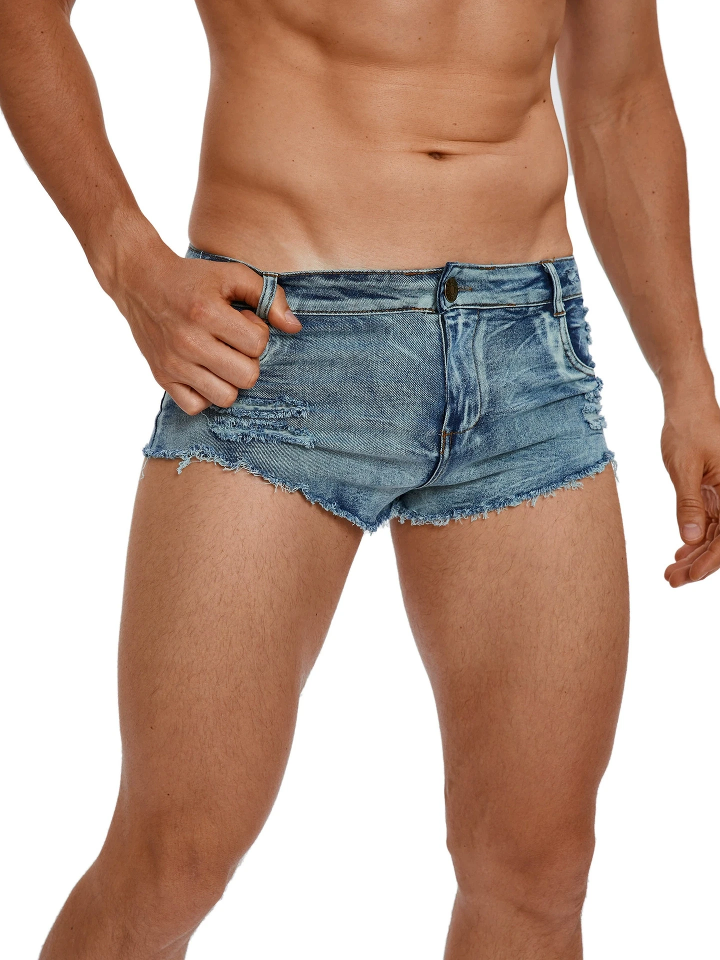 Street Fashion Jeans - Shorts en jean taille basse pour