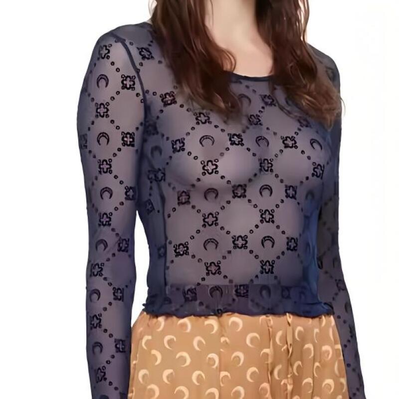 Street Fashion Outfit Girl - T-Shirt à manches longues pour femmes,
