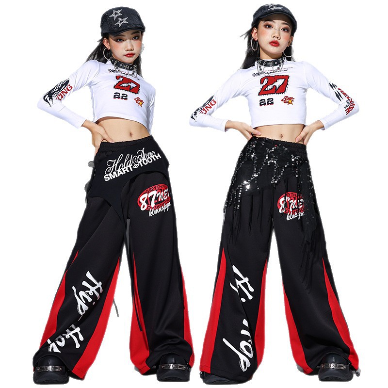 Street Fashion Outfit Girl - Vêtements de danse jazz 2025 pour