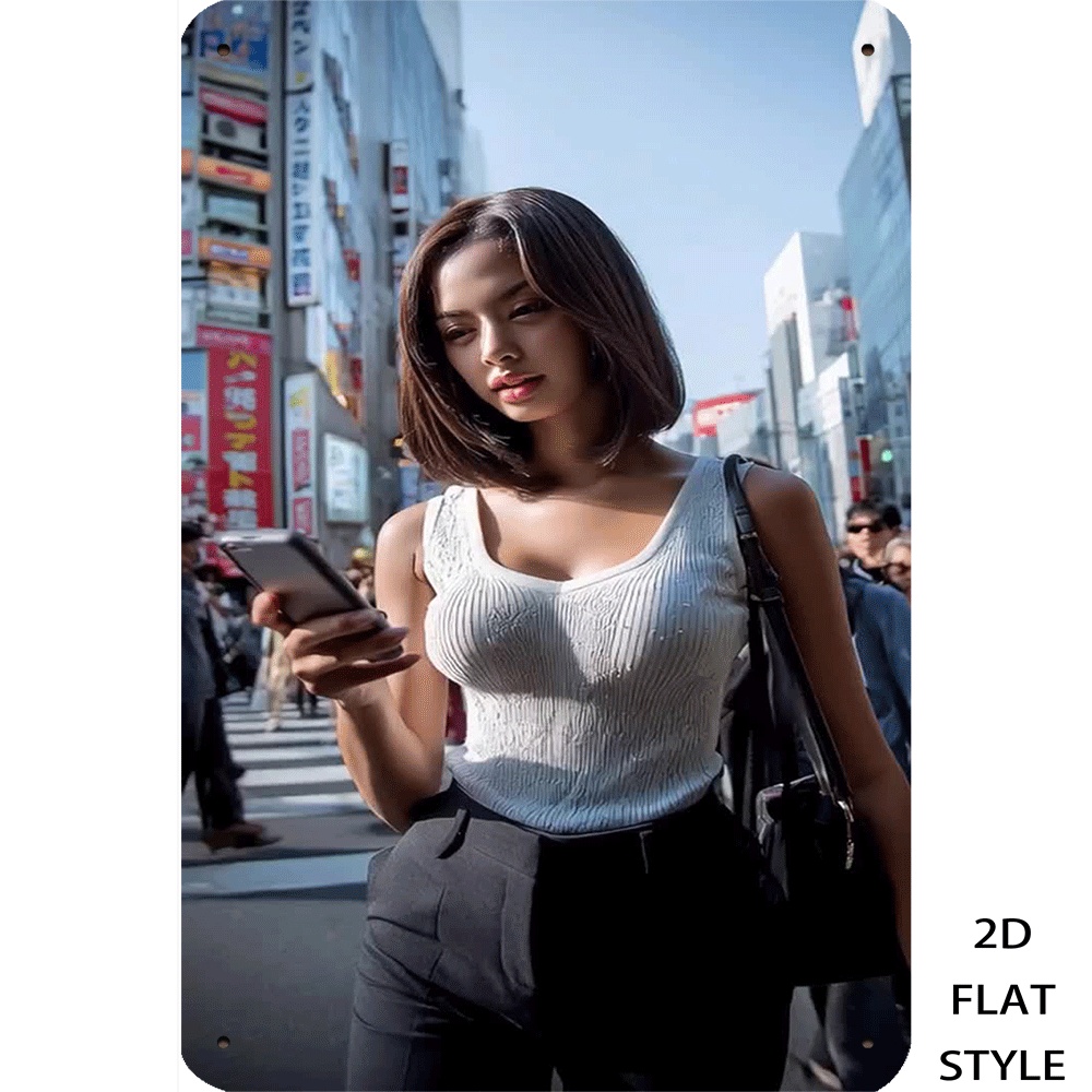 Panneau en métal rétro, mode u - Urban Street Fashion Photography avis et prix