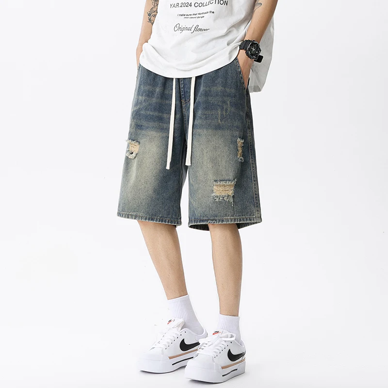 Été mince Denim Shorts hommes  - Street Fashion Jeans avis et prix