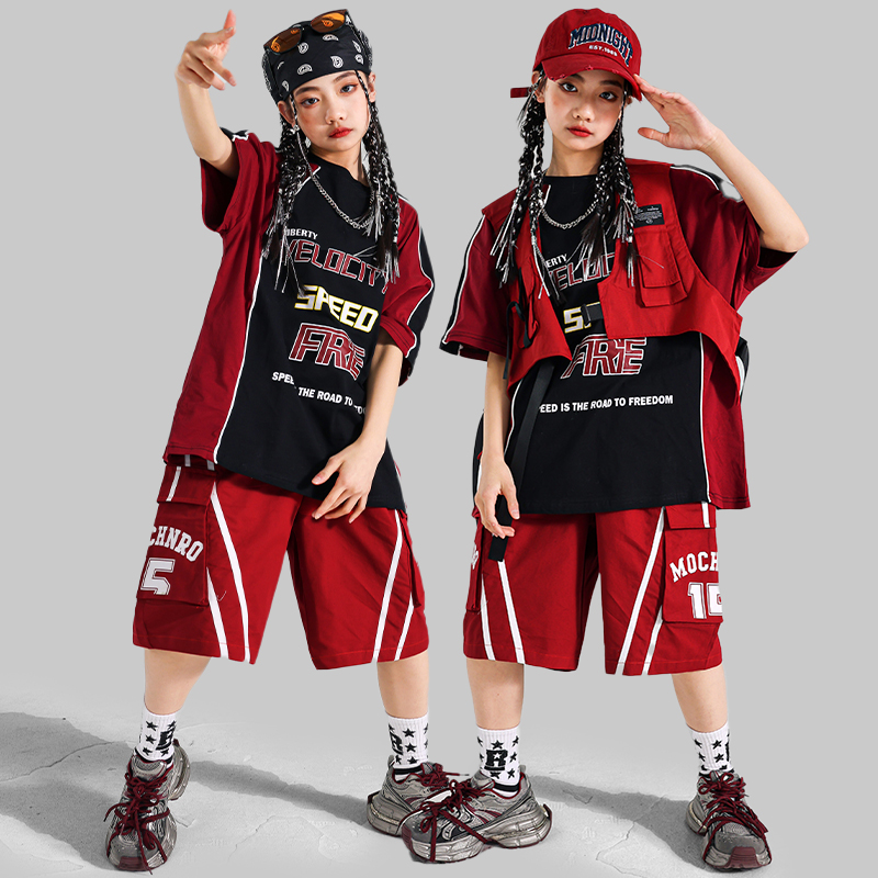 Costumes de danse Jazz Hip Hop - Street Fashion Outfit Girl avis et prix