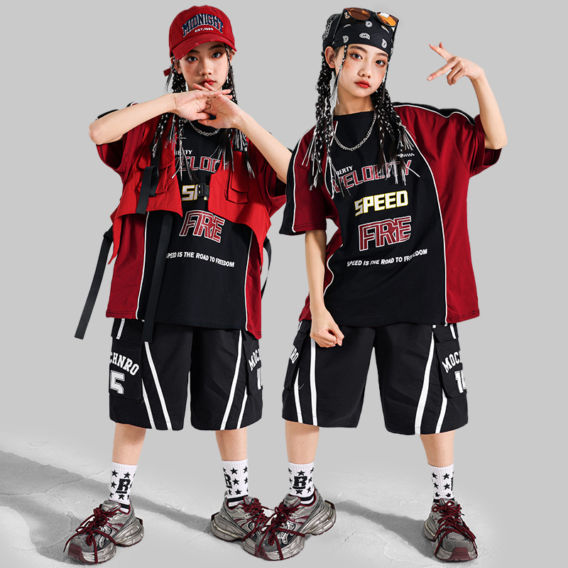 Costumes de danse Jazz Hip Hop - Street Fashion Outfit Girl avis et prix