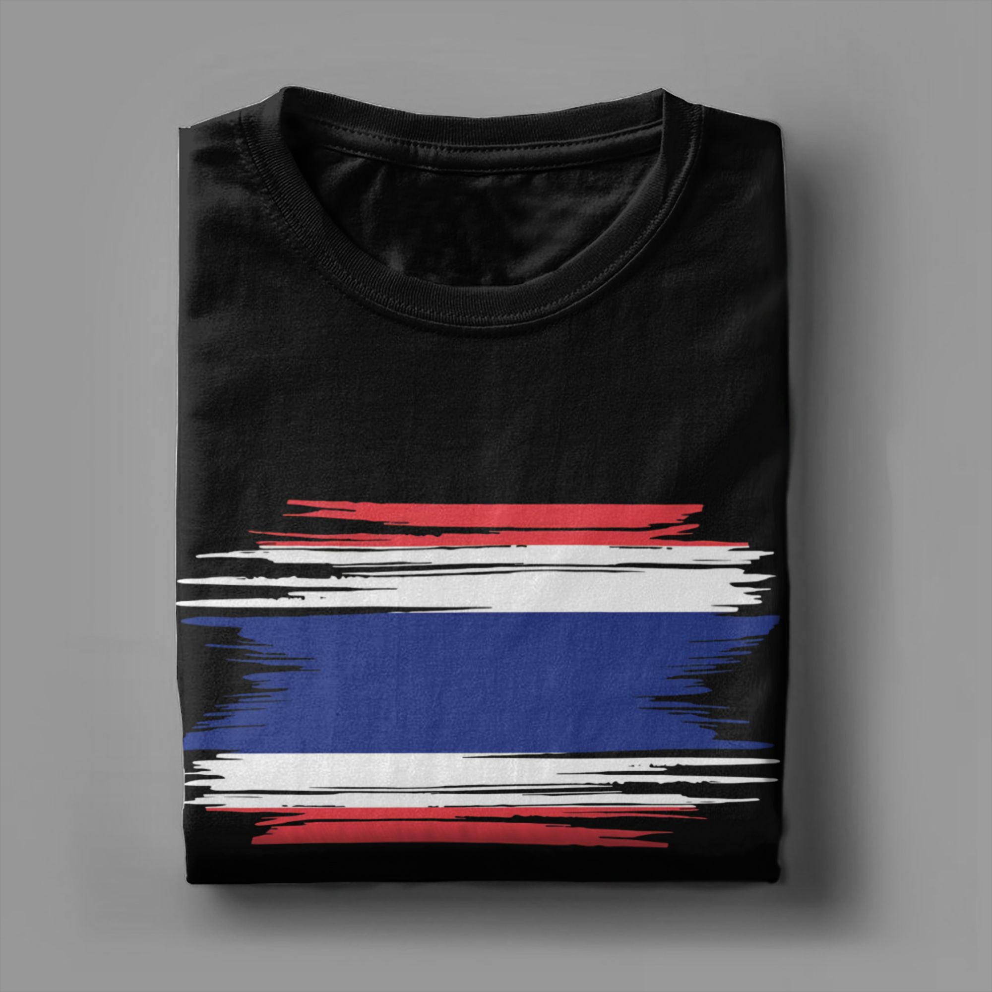 T-shirt Homme Délavé Drapeau T - Street Fashion Thailand avis et prix