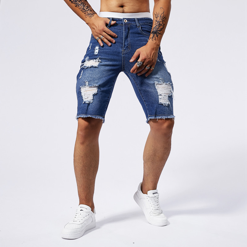 Short en Denim déchiré pour ho - Street Fashion Brand avis et prix