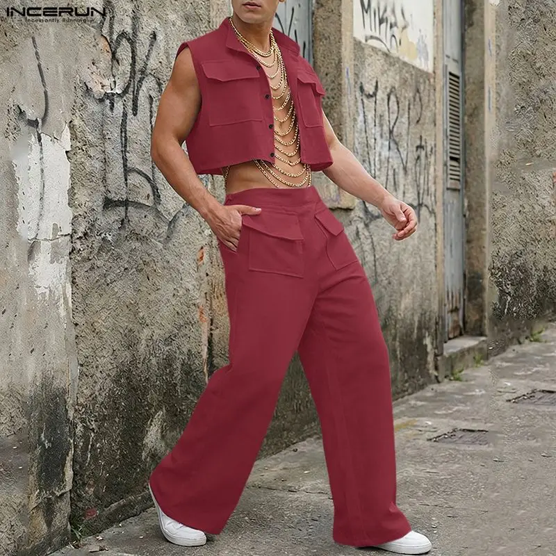 INCERUN Ensembles Homme – Haut - Street Fashion Clothes avis et prix