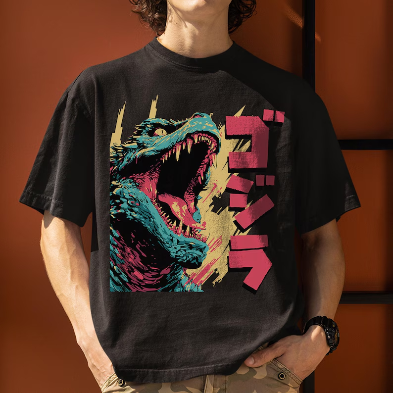 T-shirt graphique Godzilla Goj - Street Fashion In Japan avis et prix