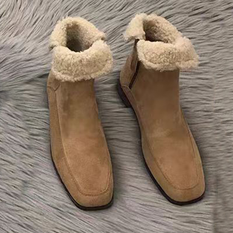 Nouvelles Bottes Courtes en Fo - Street Fashion Clothes avis et prix