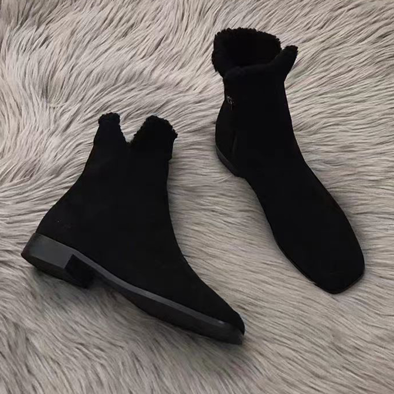 Nouvelles Bottes Courtes en Fo - Street Fashion Clothes avis et prix