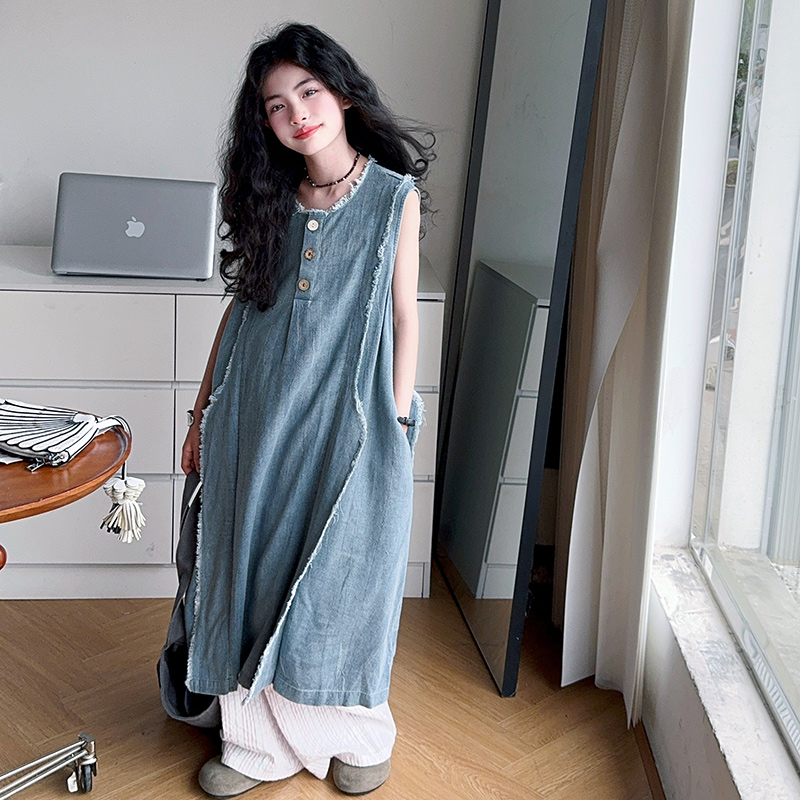 Robes d'été en Denim pour enfa - Street Fashion Jeans avis et prix