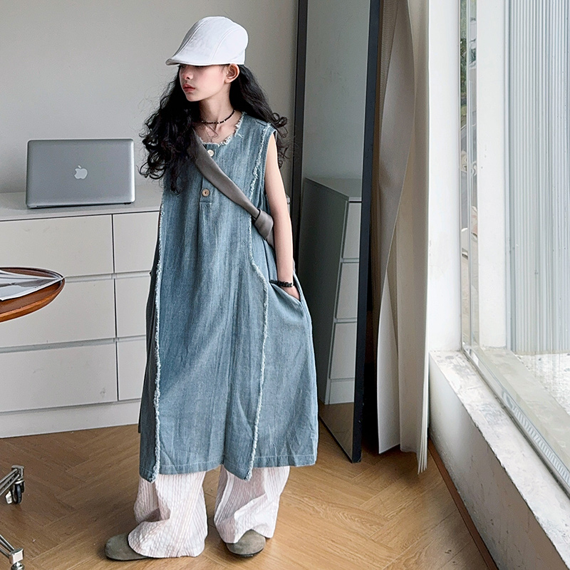 Robes d'été en Denim pour enfa - Street Fashion Jeans avis et prix