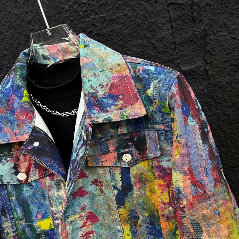 Veste en jean graffiti pour ho - Street Fashion Graffiti avis et prix