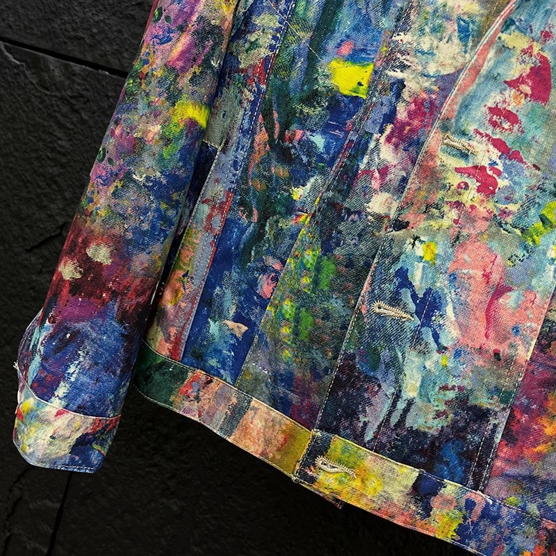 Veste en jean graffiti pour ho - Street Fashion Graffiti avis et prix