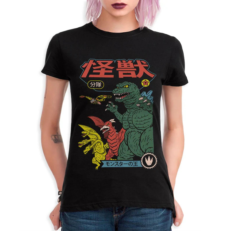 T-shirt graphique Godzilla Goj - Street Fashion In Japan avis et prix