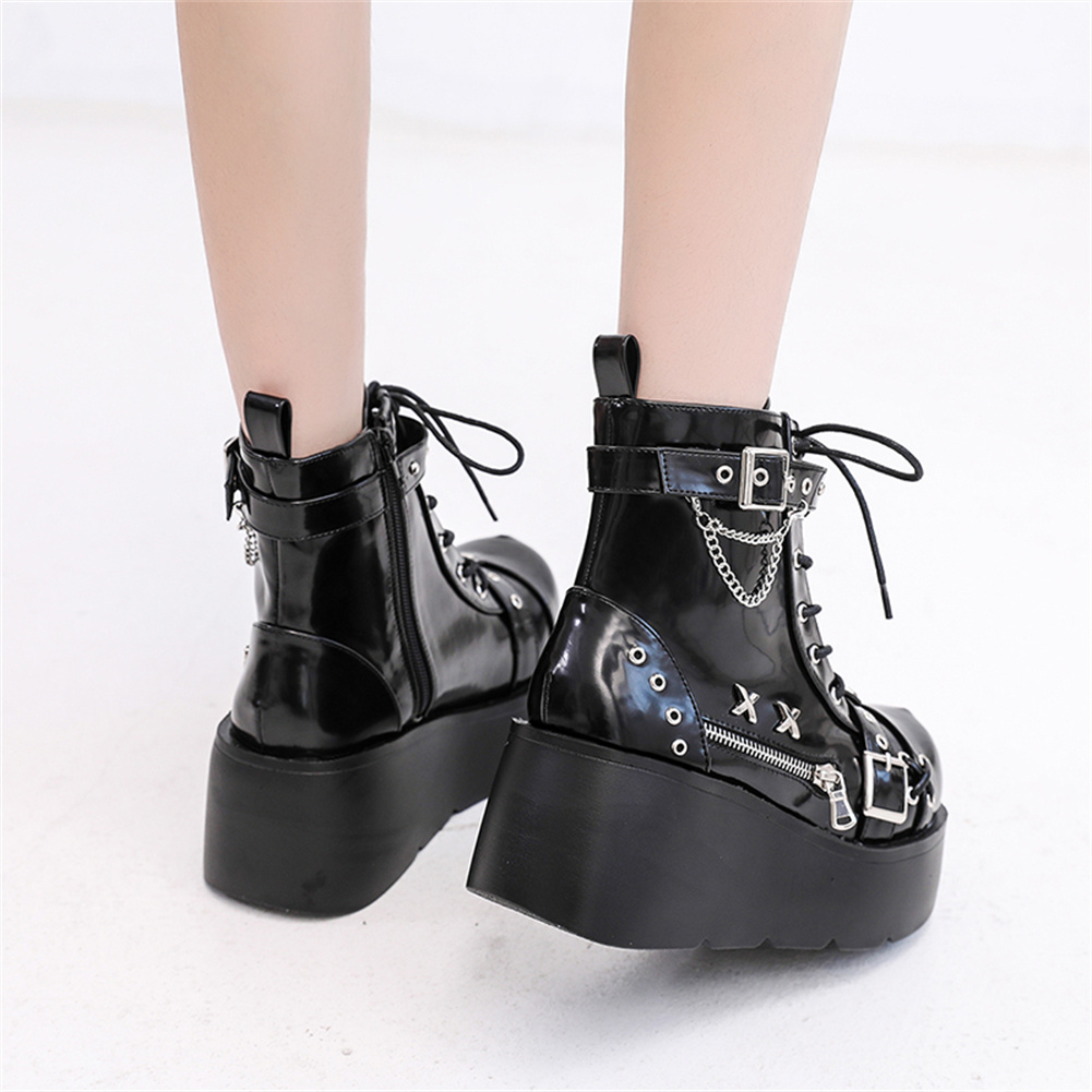 Bottines gothiques à plateform - Street Fashion Brand avis et prix
